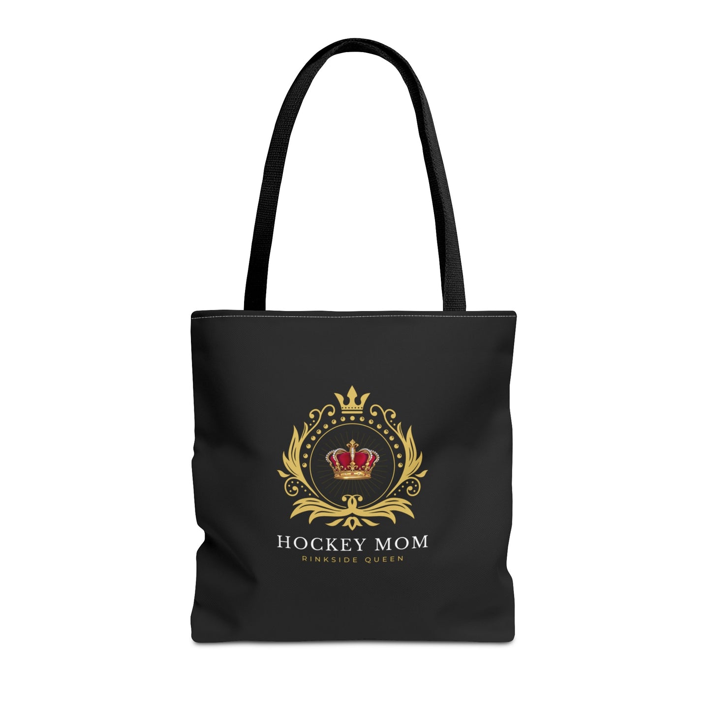 Rinkside Queen tote bag - GoBoi Store - From the crack of dawn practices to the exhilarating thrill of game day, we are the unwavering force on the sidelines, cheering on our beloved players with every ounce of our being.