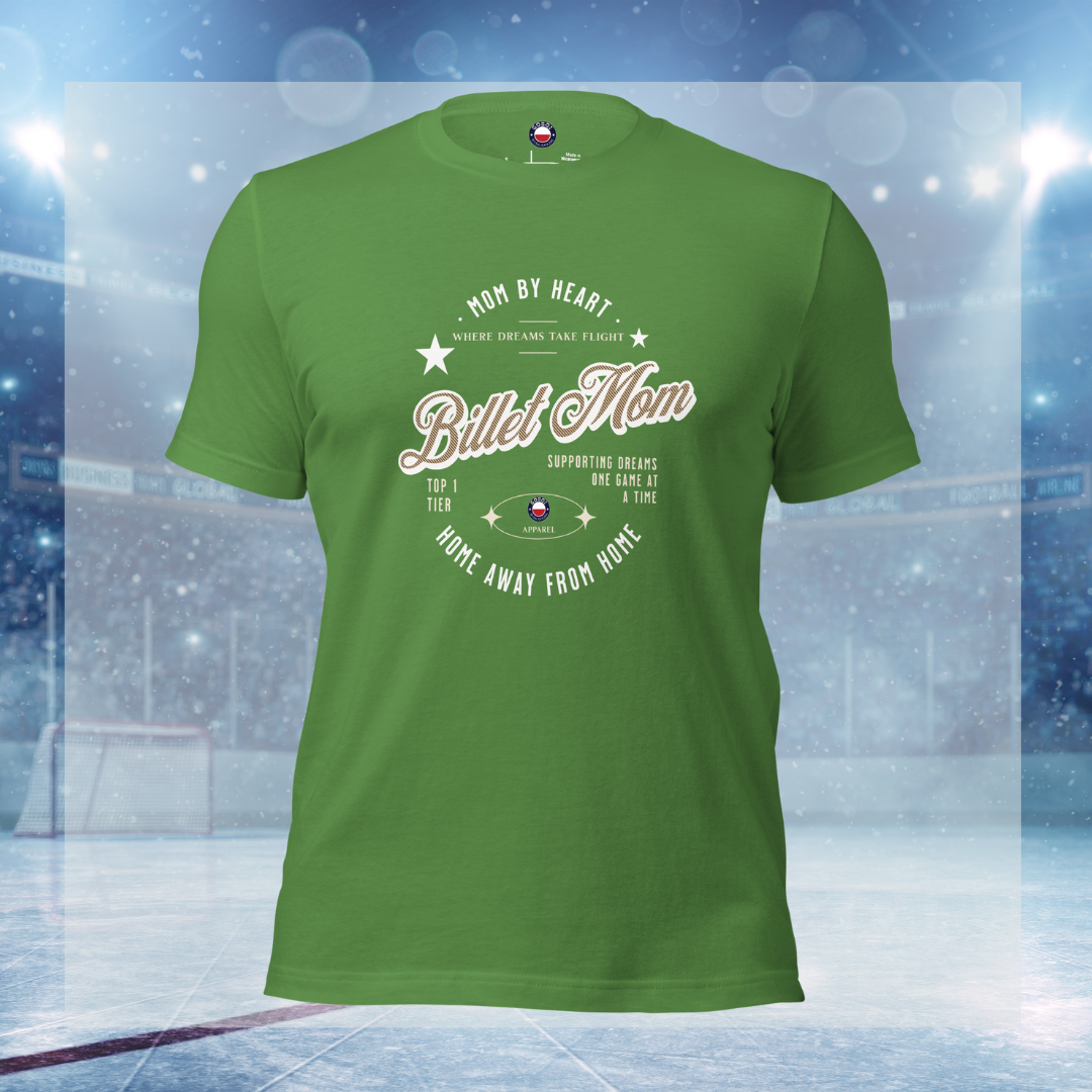 Billet Mom tee - GoBoi Store - For the heart of a second home. Whether it’s a self-purchase or a gift from a player’s family, this tee celebrates the warmth, kindness, and countless moments that Billet Moms bring to every season. We’re gonna make you an offer you can’t refuse: the best 100% cotton tee you’ve ever tried. Pre-shrunk fabric? Check. Side-seamed construction? Check. Best fit ever? Double check.
