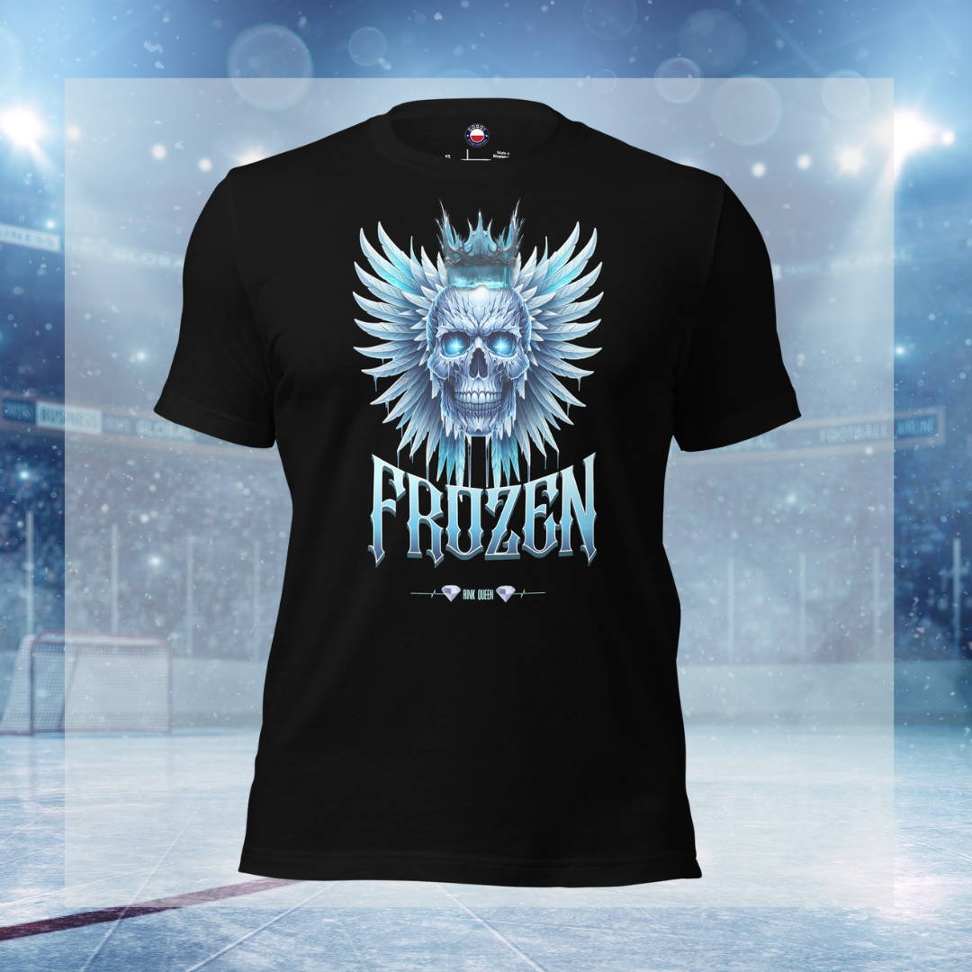 Frozen Rink Queen t-shirt - GoBoi Store - T-shirts are a dime a dozen, but this one stands out from the pack. Not your average rink mom tee. Plus: It’s super soft, breathable, and has just the right amount of stretch. Need we say more?