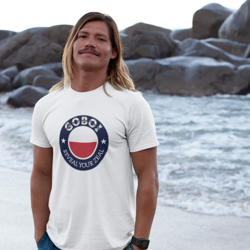 GoBoi logo t-shirt - GoBoi Store - Step into the world of timeless elegance and pure athletic spirit with our GoBoi collection.Join us in embracing the legacy of athleticism, where every stitch tells a story of determination, perseverance, and the pursuit of victory. Elevate your game with GoBoi brand wear – where quality meets class, and passion meets performance.