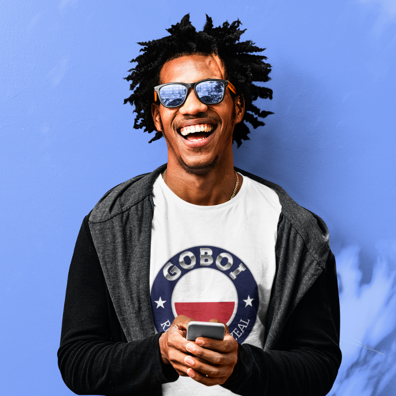 GoBoi logo t-shirt - GoBoi Store - Step into the world of timeless elegance and pure athletic spirit with our GoBoi collection.Join us in embracing the legacy of athleticism, where every stitch tells a story of determination, perseverance, and the pursuit of victory. Elevate your game with GoBoi brand wear – where quality meets class, and passion meets performance.