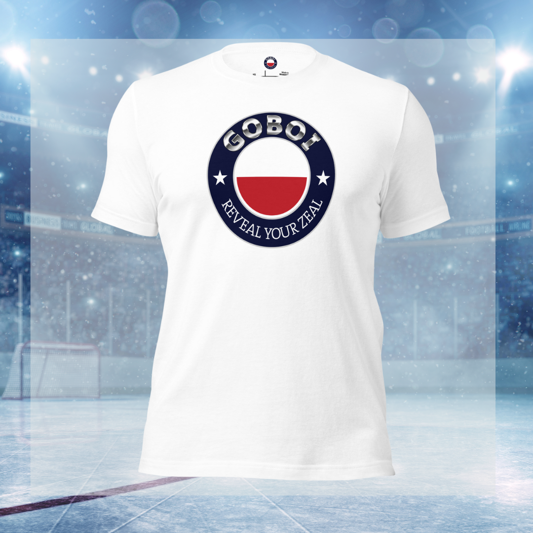 GoBoi logo t-shirt - GoBoi Store - Step into the world of timeless elegance and pure athletic spirit with our GoBoi collection.Join us in embracing the legacy of athleticism, where every stitch tells a story of determination, perseverance, and the pursuit of victory. Elevate your game with GoBoi brand wear – where quality meets class, and passion meets performance.