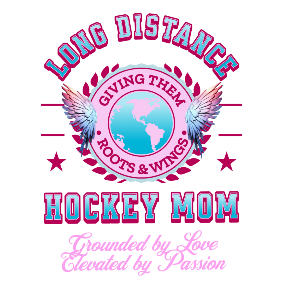 Long Distance Hockey Mom tee - GoBoi Store - Designed for the proud mom whose player is chasing dreams far from home, it symbolizes giving them roots and wings. Celebrate your unbreakable bond and support as they soar on their hockey journey, knowing you're always cheering them on from afar! This t-shirt is everything you've dreamed of and more. It feels soft and lightweight, with the right amount of stretch. It's comfortable and flattering for all.