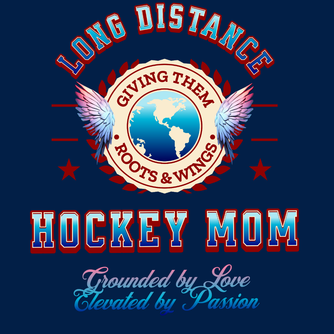 Long Distance Hockey Mom tee - GoBoi Store - Designed for the proud mom whose player is chasing dreams far from home, it symbolizes giving them roots and wings. Celebrate your unbreakable bond and support as they soar on their hockey journey, knowing you're always cheering them on from afar! This t-shirt is everything you've dreamed of and more. It feels soft and lightweight, with the right amount of stretch. It's comfortable and flattering for all.