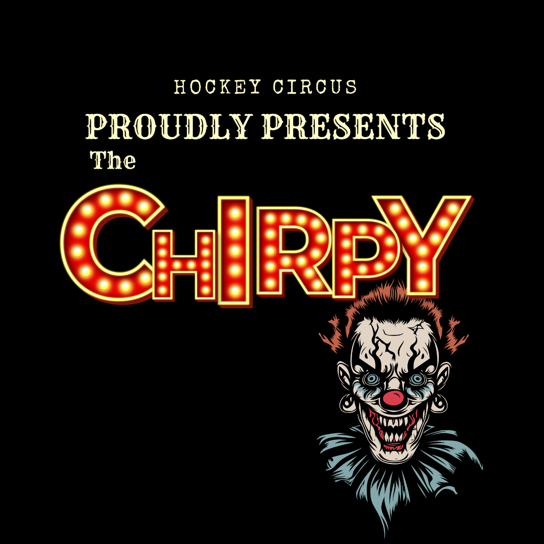 Chirpy Circus back print t-shirt - GoBoi Store - Introducing the "Chirpy" tee - perfect for the player who’s as quick with the quips as they are on the ice! The one who knows how to get under an opponent’s skin with a well-timed chirp and grin. Truly annoying, truly valuable. Wear it with pride - the mind games are half the fun! We’re gonna make you an offer you can’t refuse: the best 100% cotton tee you’ve ever tried. Pre-shrunk fabric? Check. Side-seamed construction? Check. Best fit ever? Double check.