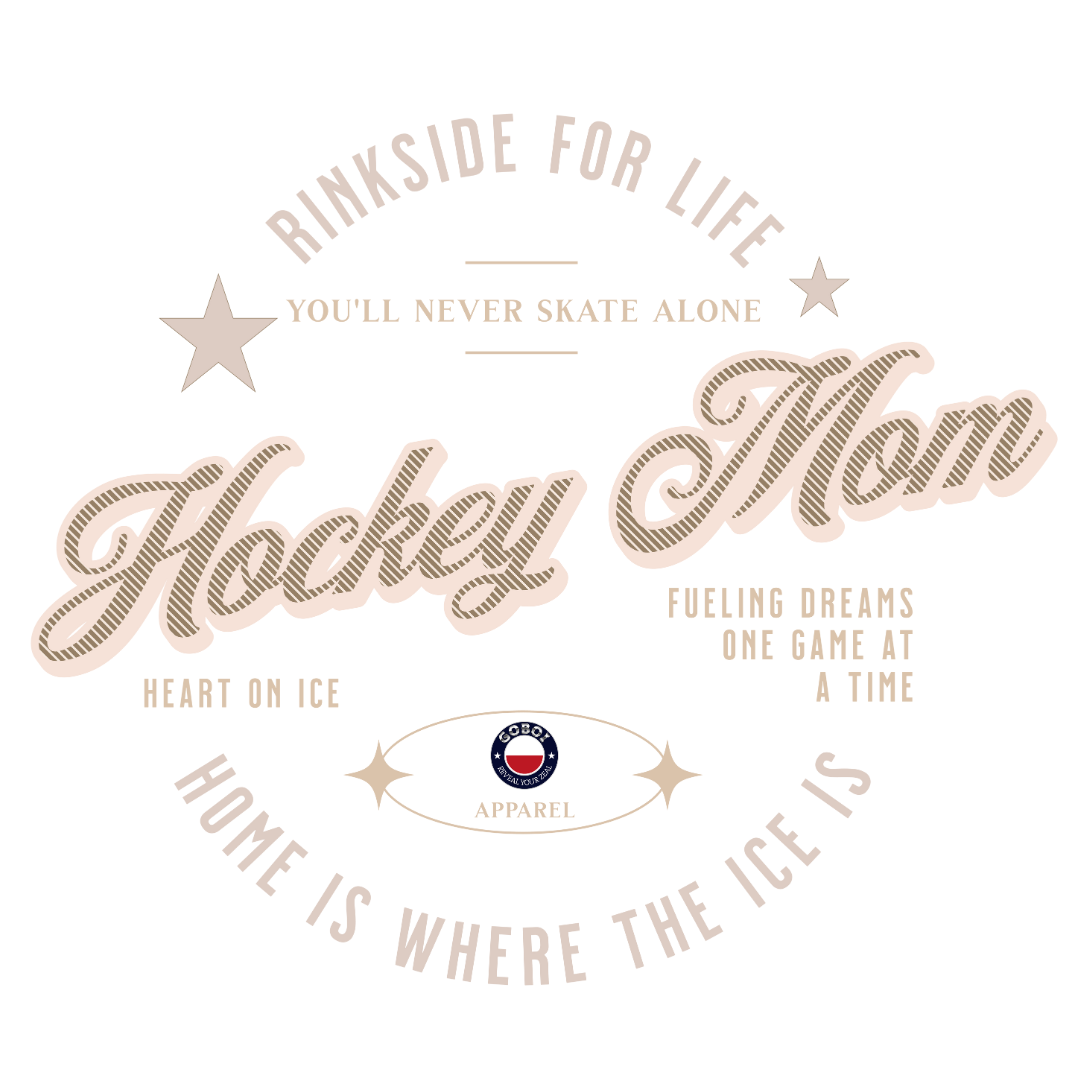 Hockey Mom tee - GoBoi Store - Classic, fresh, sporty tee captures the pride and dedication of a true hockey mom. A go-to piece that transitions effortlessly from classic office style under a blazer to a sportier or more rugged look. This t-shirt is everything you've dreamed of and more. It feels soft and lightweight, with the right amount of stretch. It's comfortable and flattering for all.