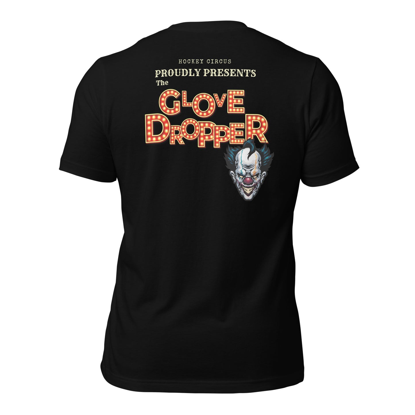 Glove Dropper back print tee - GoBoi Store - The one who’s not afraid to step up—whether it’s to throw down or stand up for the team. Fearsome to rivals, loyal to the core. Are you the enforcer or the guardian? We're gonna make you an offer you can’t refuse: the best 100% cotton tee you’ve ever tried. Pre-shrunk fabric? Check. Side-seamed construction? Check. Best fit ever? Double check.
