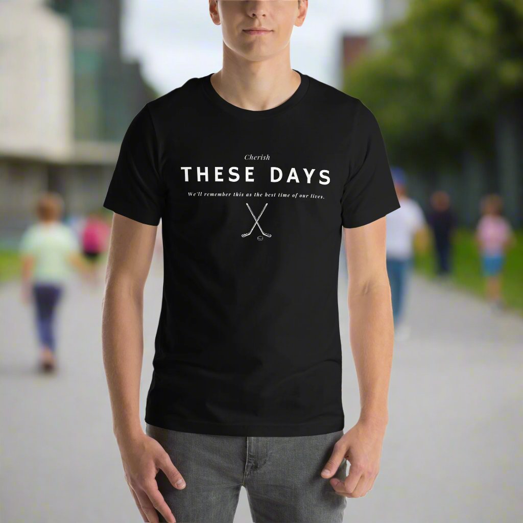 Cherish t-shirt - GoBoi Store - Cherish these days, because the early mornings, the road trips, and the rink-side cheers will be the memories we’ll treasure forever. Years from now, we’ll look back and remember this as the best time of our lives—so wear it with pride, a smile and love! This t-shirt is everything you've dreamed of and more. It feels soft and lightweight, with the right amount of stretch. It's comfortable and flattering for all.