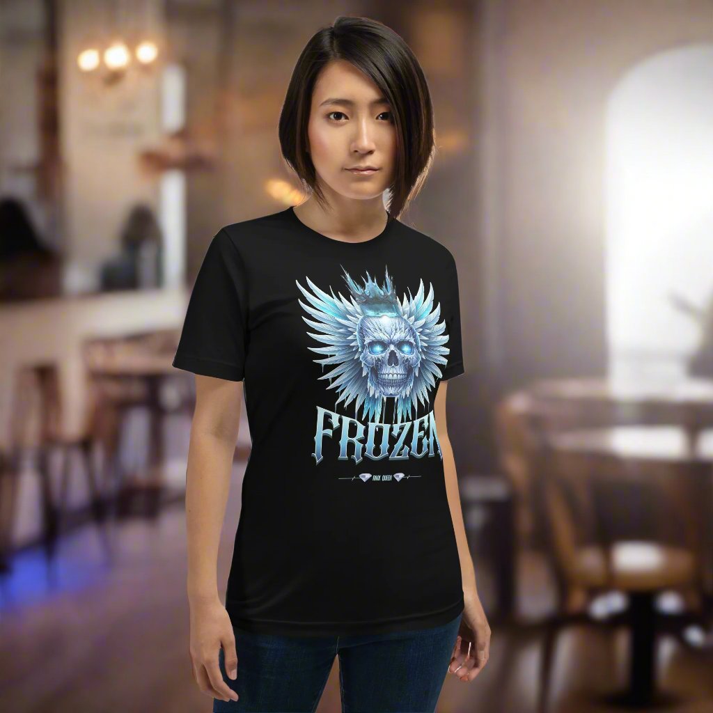 Frozen Rink Queen t-shirt - GoBoi Store - T-shirts are a dime a dozen, but this one stands out from the pack. Not your average rink mom tee. Plus: It’s super soft, breathable, and has just the right amount of stretch. Need we say more?