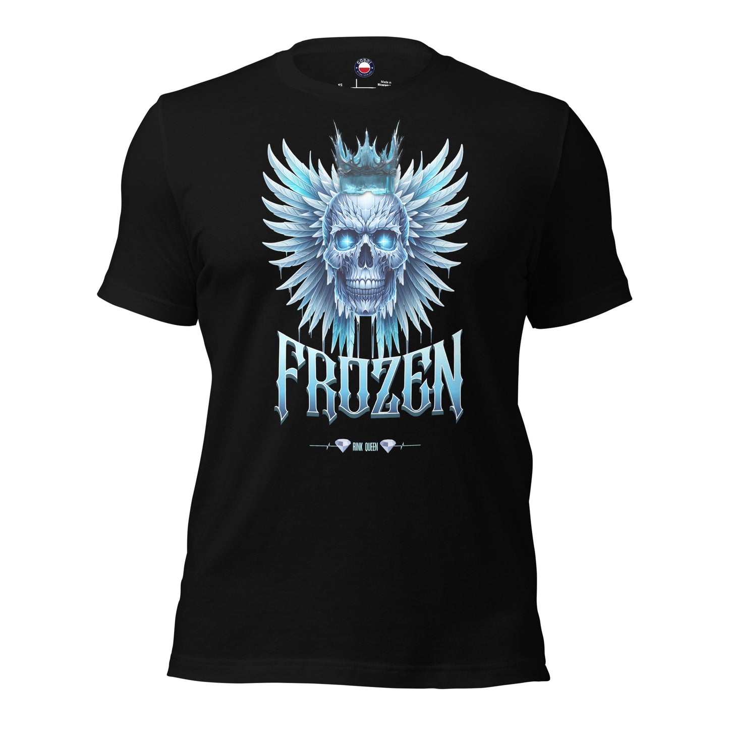Frozen Rink Queen t-shirt - GoBoi Store - T-shirts are a dime a dozen, but this one stands out from the pack. Not your average rink mom tee. Plus: It’s super soft, breathable, and has just the right amount of stretch. Need we say more?
