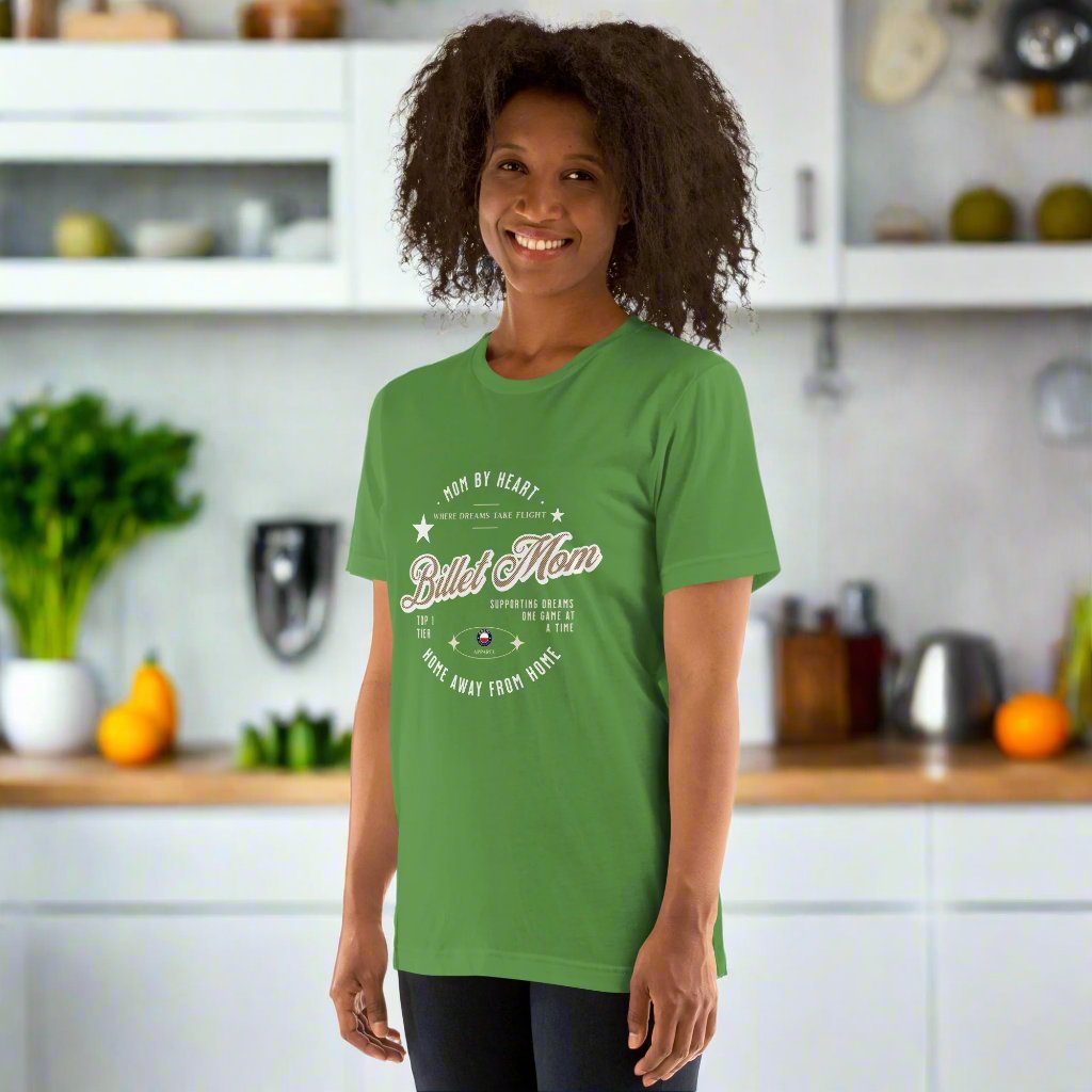 Billet Mom tee - GoBoi Store - For the heart of a second home. Whether it’s a self-purchase or a gift from a player’s family, this tee celebrates the warmth, kindness, and countless moments that Billet Moms bring to every season. We’re gonna make you an offer you can’t refuse: the best 100% cotton tee you’ve ever tried. Pre-shrunk fabric? Check. Side-seamed construction? Check. Best fit ever? Double check.