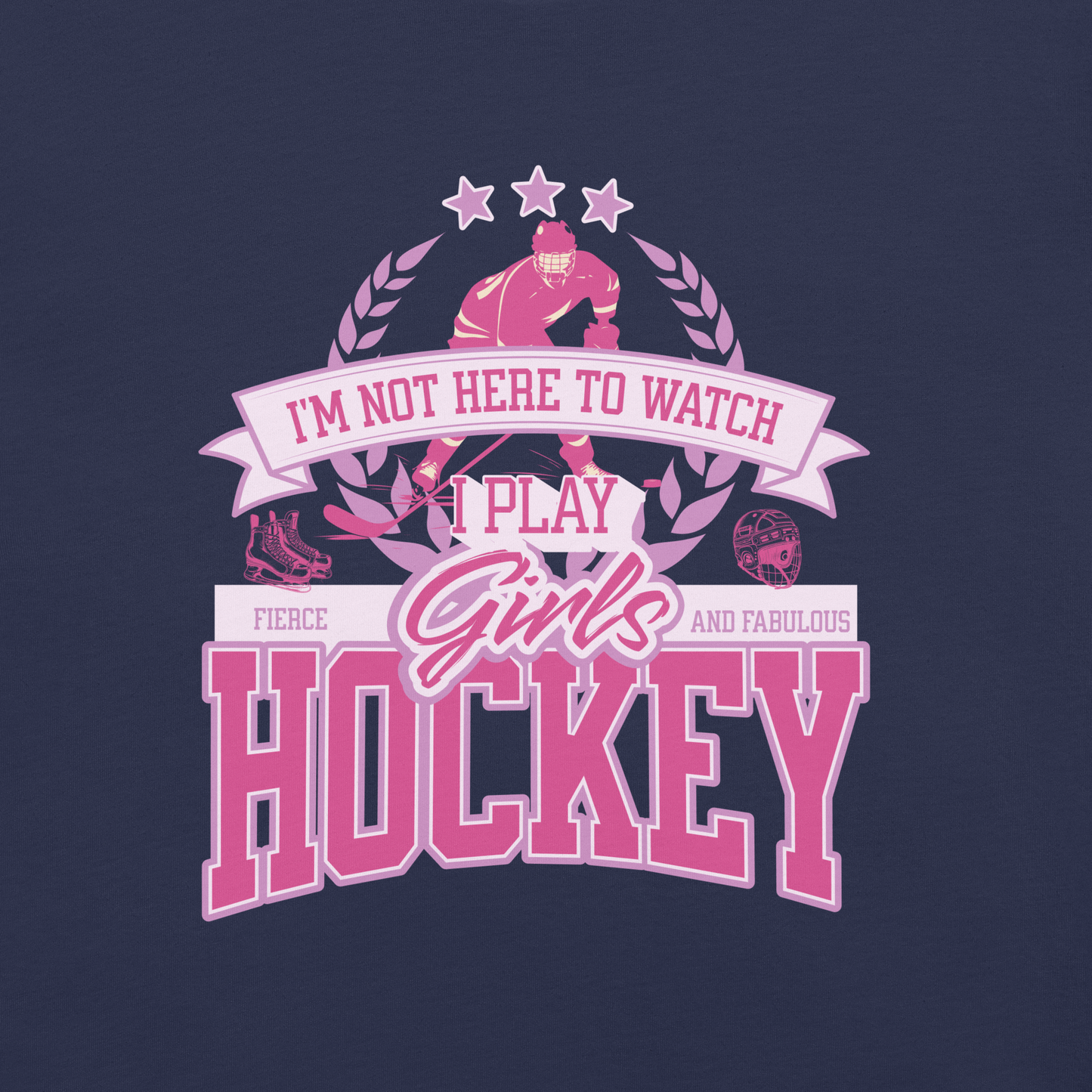 Girls Hockey tee - GoBoi Store - Not on the sidelines—she’s here to play. And oh boy, she plays with heart on fire ❤️🔥 T-shirts are a dime a dozen, but this one stands out from the pack. It’s super soft, breathable, and has just the right amount of stretch. Need we say more?
