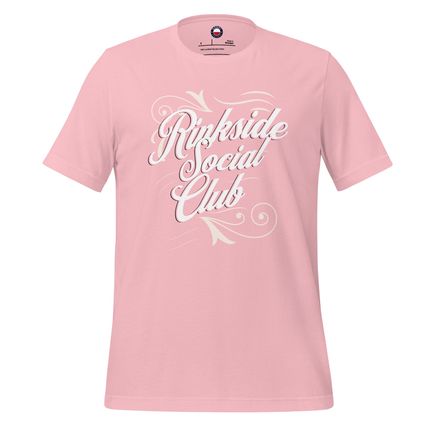 Rinkside t-shirt - GoBoi Store - Welcome to the Rinkside Social Club where the rink is more than just a place – it's a way of life! It's where lifelong friendships are forged and where the purest form of athletic life unfolds. This t-shirt is everything you've dreamed of and more. It feels soft and lightweight, with the right amount of stretch. It's comfortable and flattering for all.