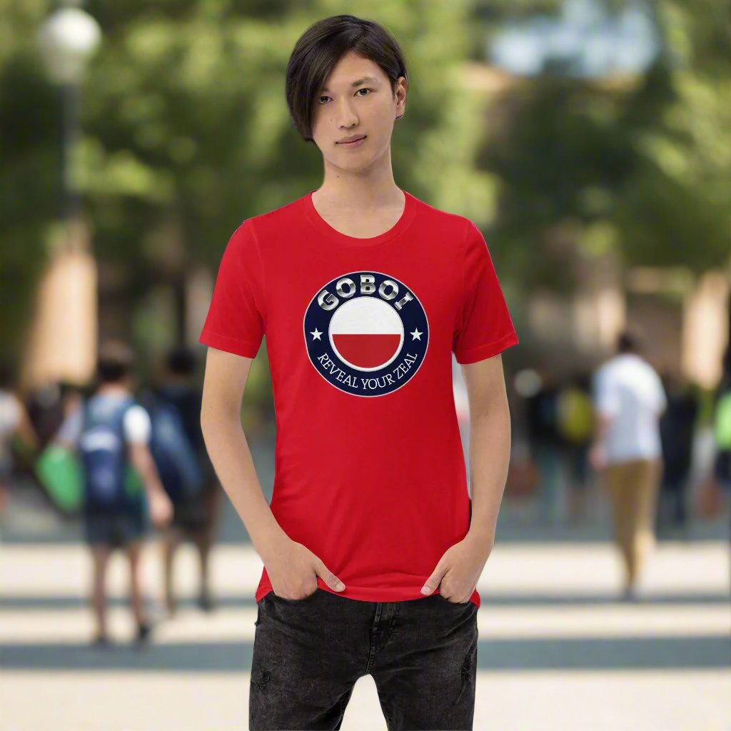 GoBoi logo t-shirt - GoBoi Store - Step into the world of timeless elegance and pure athletic spirit with our GoBoi collection.Join us in embracing the legacy of athleticism, where every stitch tells a story of determination, perseverance, and the pursuit of victory. Elevate your game with GoBoi brand wear – where quality meets class, and passion meets performance.