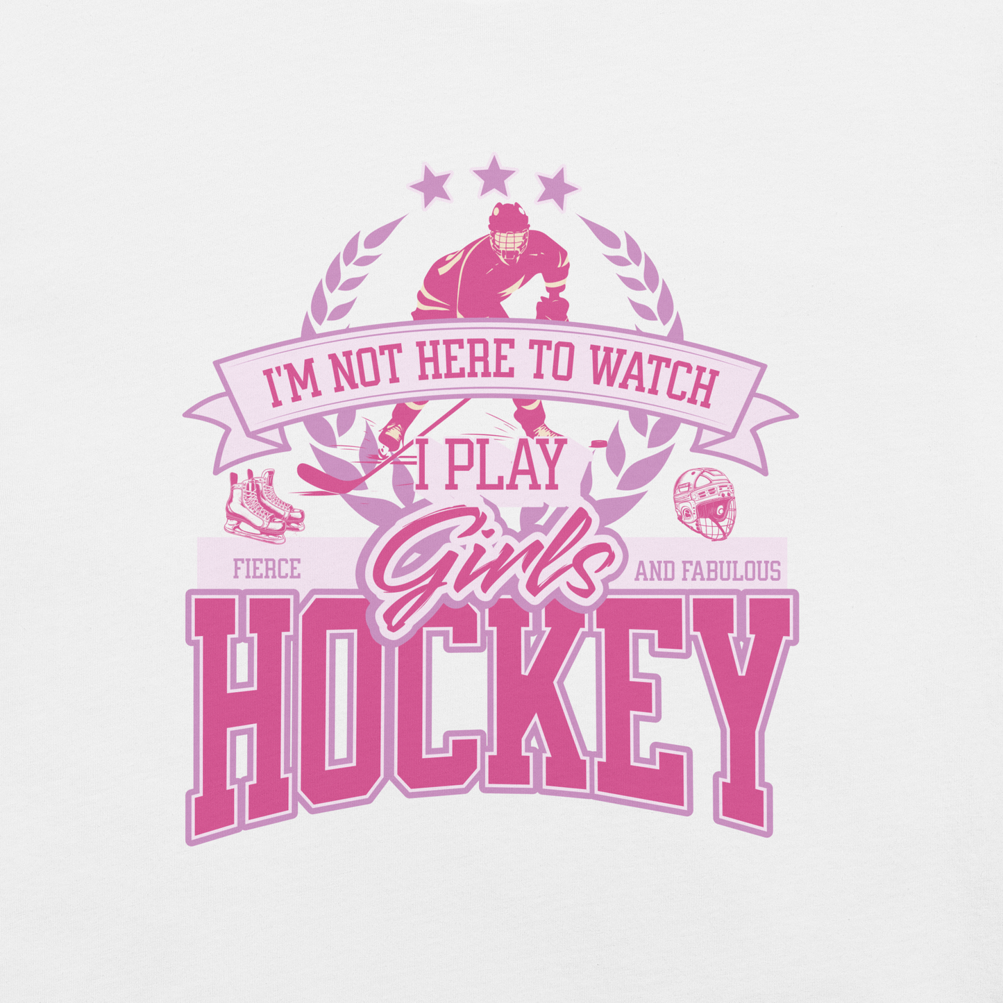 Girls Hockey tee - GoBoi Store - Not on the sidelines—she’s here to play. And oh boy, she plays with heart on fire ❤️🔥 T-shirts are a dime a dozen, but this one stands out from the pack. It’s super soft, breathable, and has just the right amount of stretch. Need we say more?