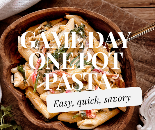 hockey game day one pot pasta