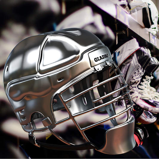 Ice hockey gladiator helmet