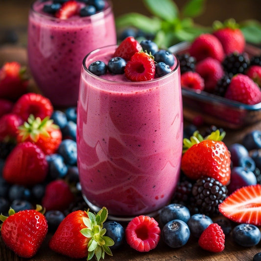 Hockey game day berry smoothie