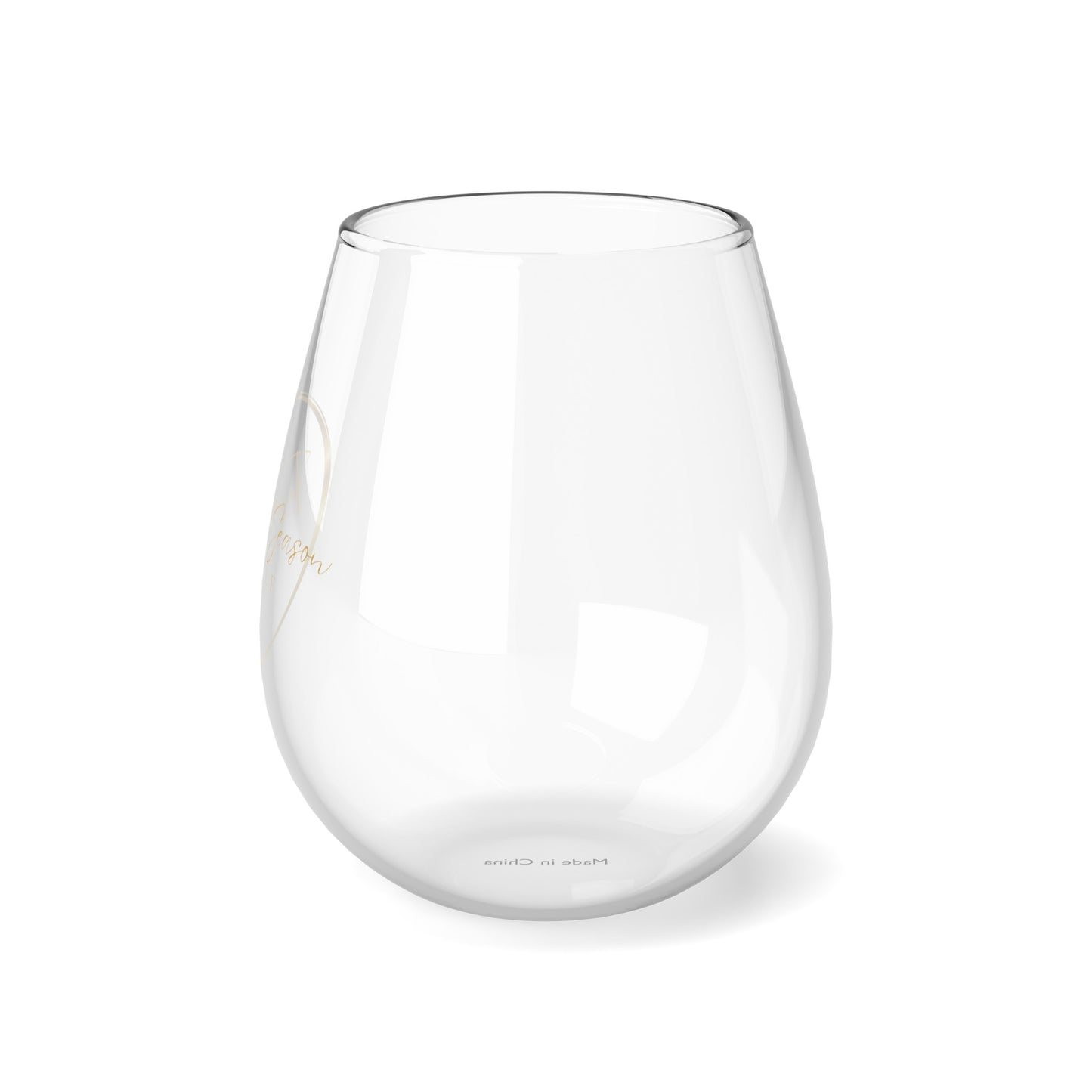 Tryout Season wine glass