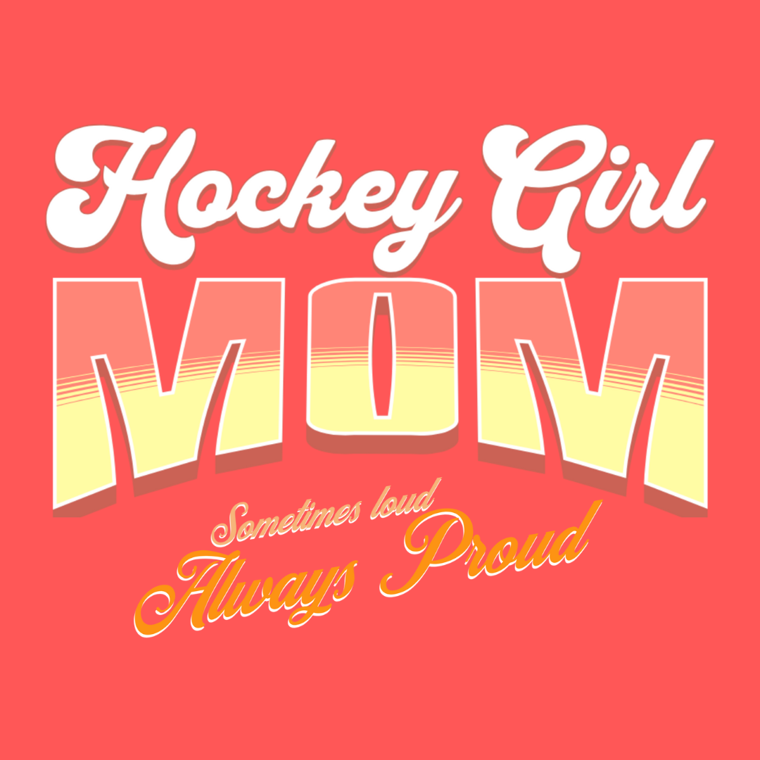 Hockey Girl Mom tee