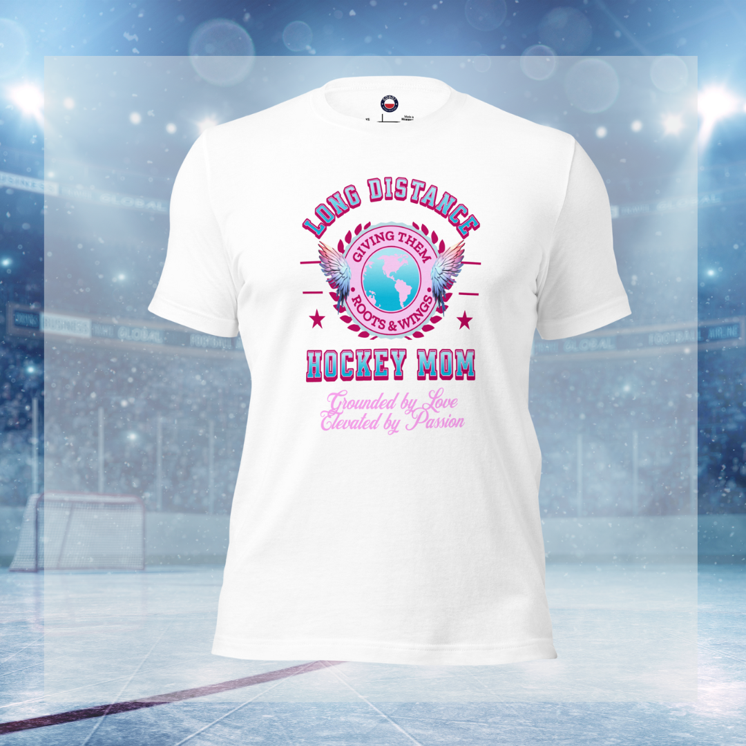 Long Distance Hockey Mom tee