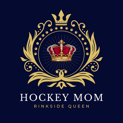 Rinkside Queen sherpa fleece blanket - GoBoi Store -  In our Rinkside Queen collection, you'll find more than just apparel – you'll find a reflection of your own noble spirit. Each piece is crafted with care and reverence, a symbol of the passion and dedication that define us as hockey moms.