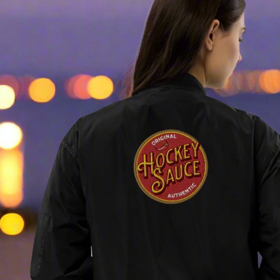 Hockey Sauce Embroidered Bomber