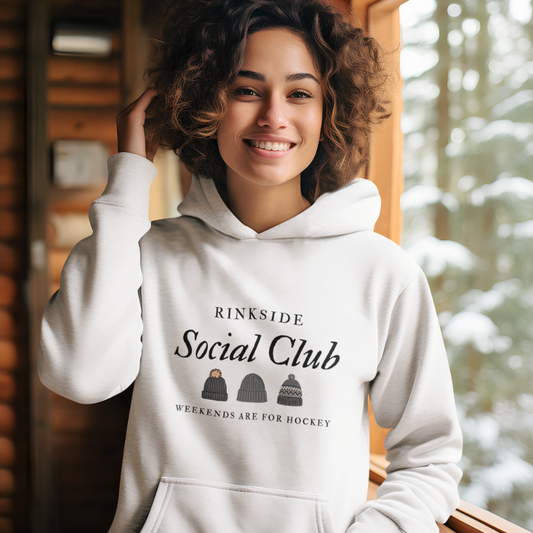 Social Club hoodie white