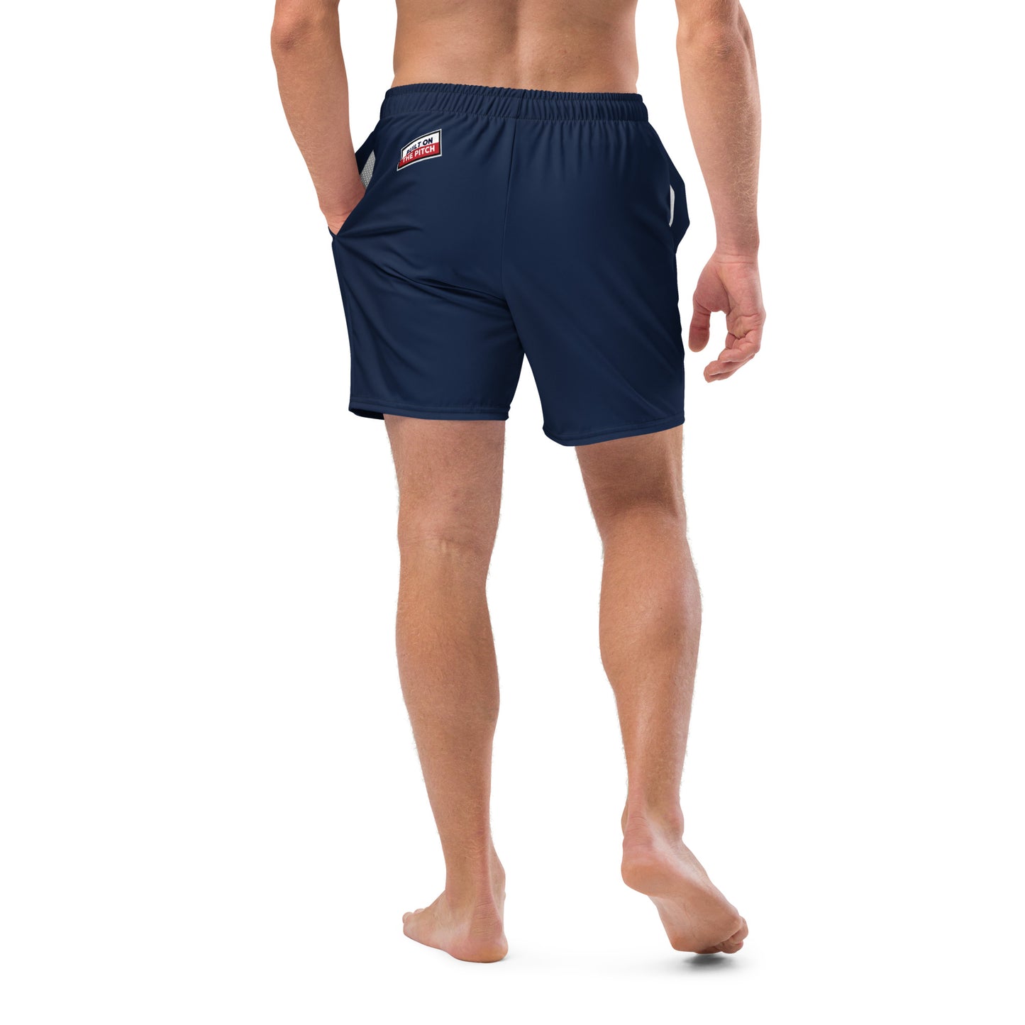 Built on The Pitch men's swim trunks