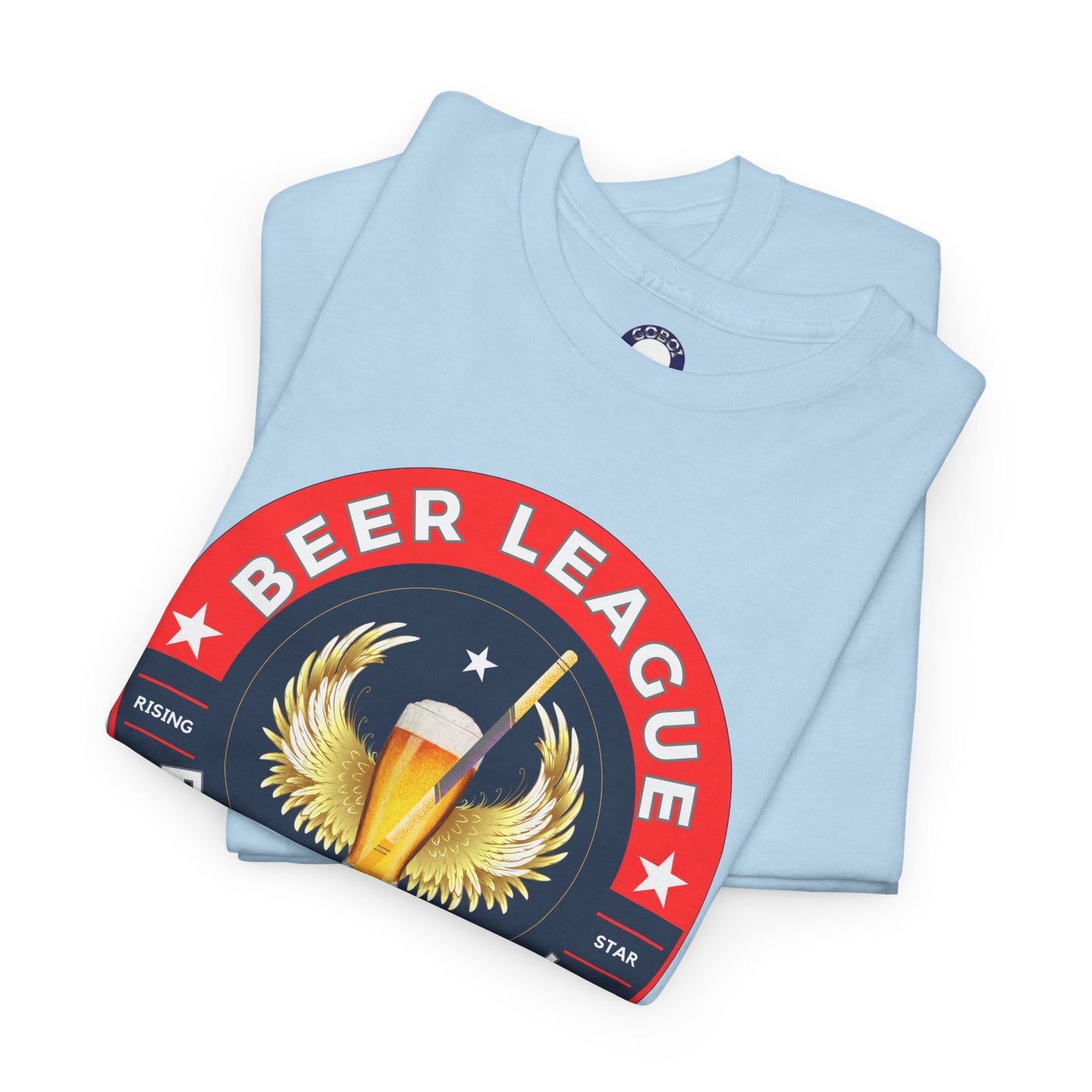 beer league hockey tee blue1