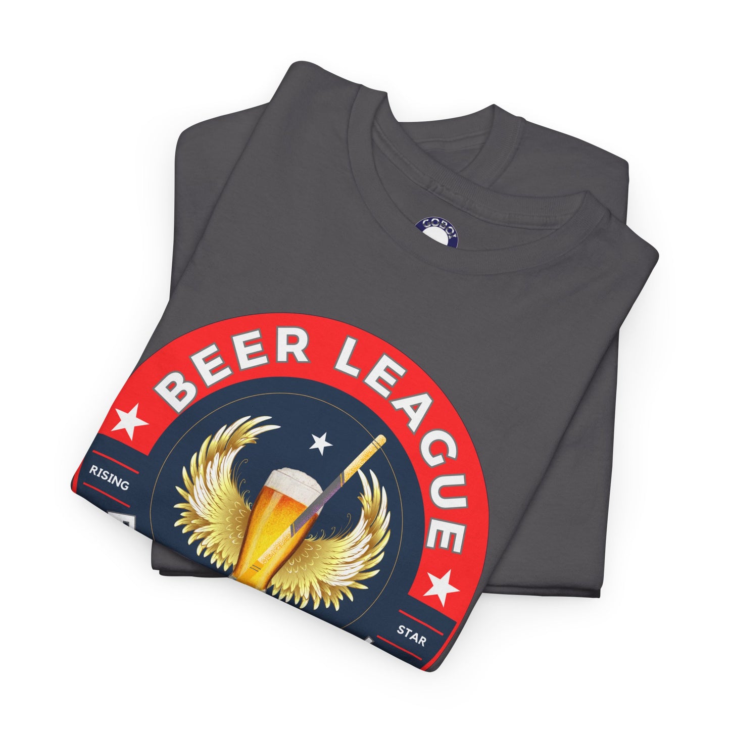 beer league hockey tee grey1