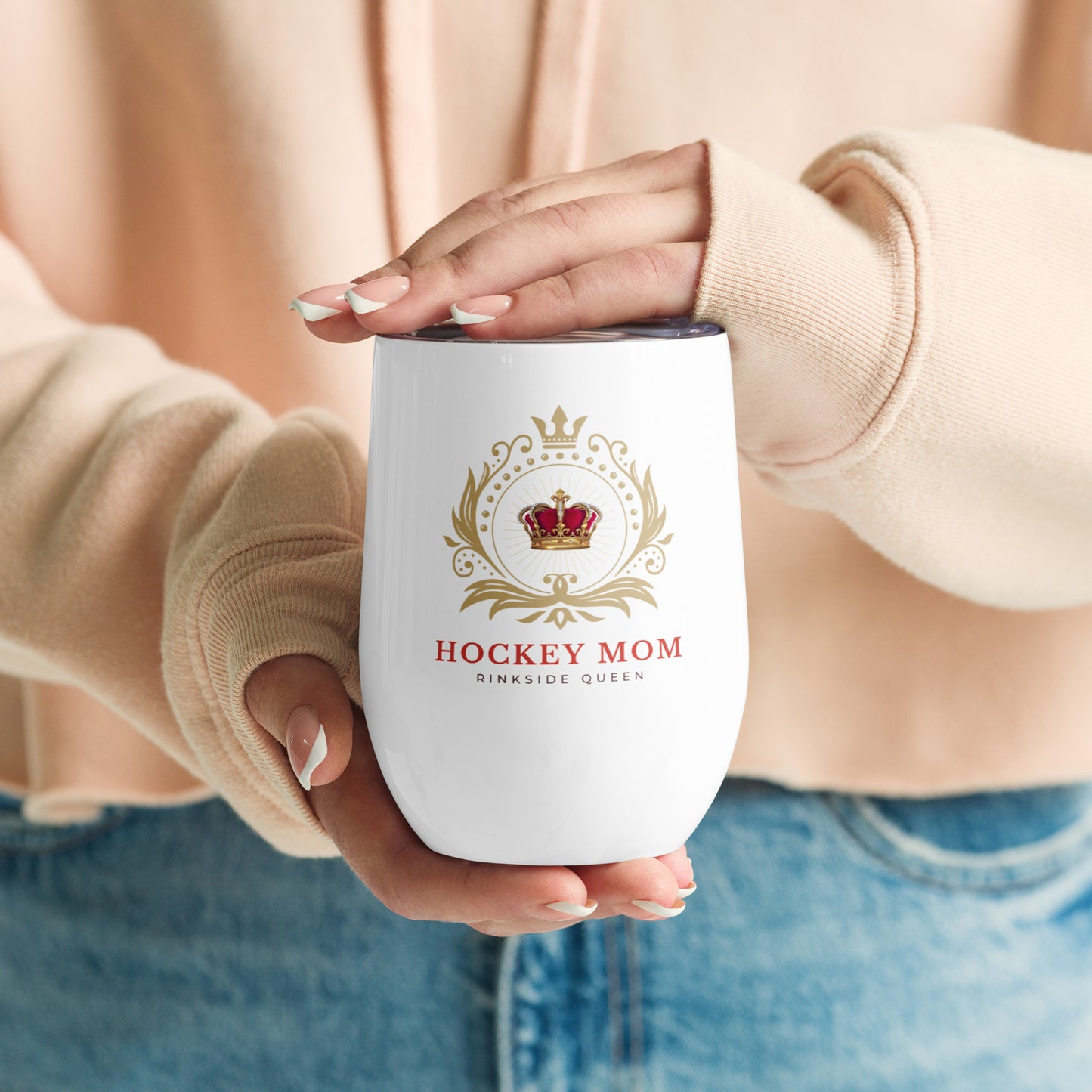 Rinkside Queen Wine tumbler